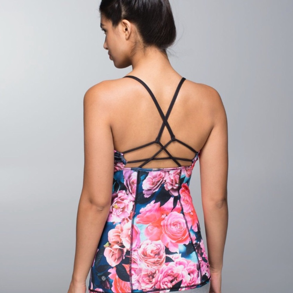 Lululemon Dancing Warrior Secret Garden Tank 6